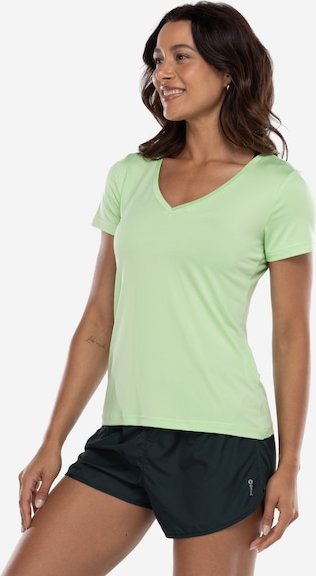 Camiseta Feminina Oxer Manga Curta Peach Touch Cooling