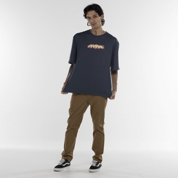 Camiseta Approve Manga Curta Over Blur Dog