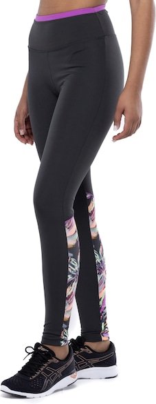 Imagem principal Calça Legging Feminina Oxer Floral Maxi II Média Compressão Cós Médio VERDE ESC/ROSA Oxer VERDE ESC/ROSA