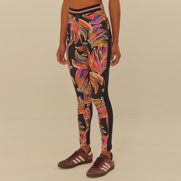 Imagem principal Calça Legging Feminina Farm Banana Artsy PRETO/ROSA FARM PRETO/ROSA