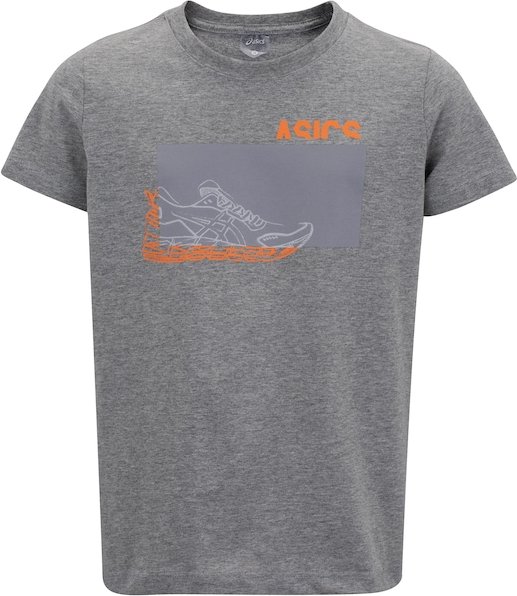 Camiseta Infantil ASICS Manga Curta Sneaker Casual