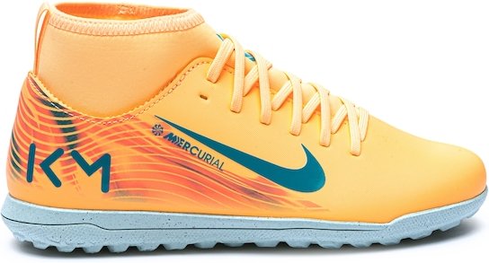 Imagem principal Chuteira Society Infantil Nike Mercurial Superfly 10 Club Mbappé LARANJA/AZUL Nike LARANJA/AZUL