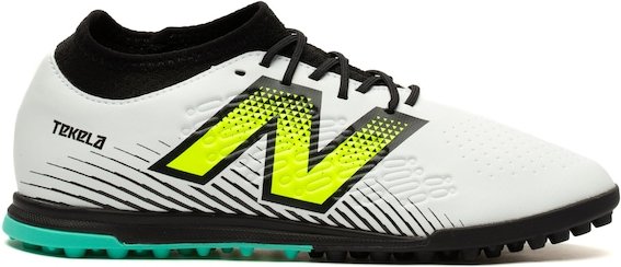 Imagem principal Chuteira Society New Balance Tekela Magique TF V4 Adulto BRANCO/PRETO New Balance BRANCO/PRETO