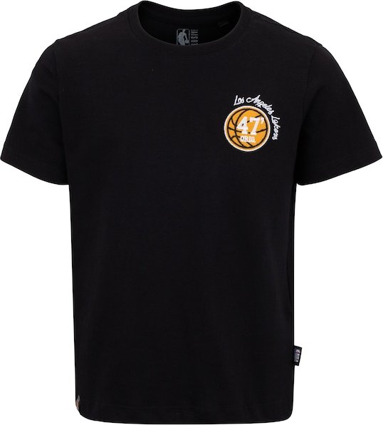 Camiseta do Los Angeles Lakers NBA Juvenil Manga Curta Score