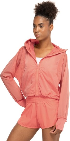 Jaqueta Feminina Corta-Vento Light Aba Removível Abertura para Dedo