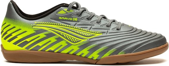 Imagem principal Chuteira Futsal Penalty Bravo Y30 Adulto CINZA/AMARELO Penalty CINZA/AMARELO