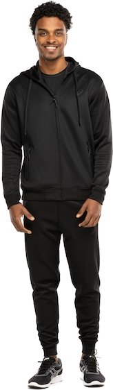 Imagem principal Conjunto de Agasalho Masculino ASICS Interlock Bolso Fusionado PRETO ASICS PRETO