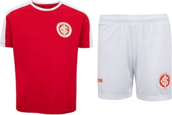Kit de Uniforme do Internacional Colorado Infantil Camiseta + Calção