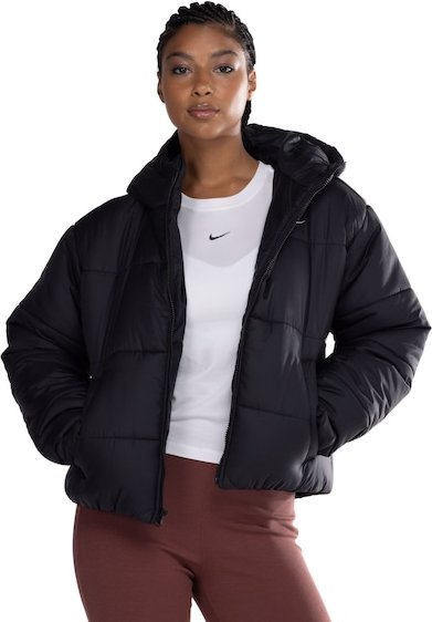Jaqueta Feminina Nike com Capuz Sportswear Therma-Fit Classic Puffer