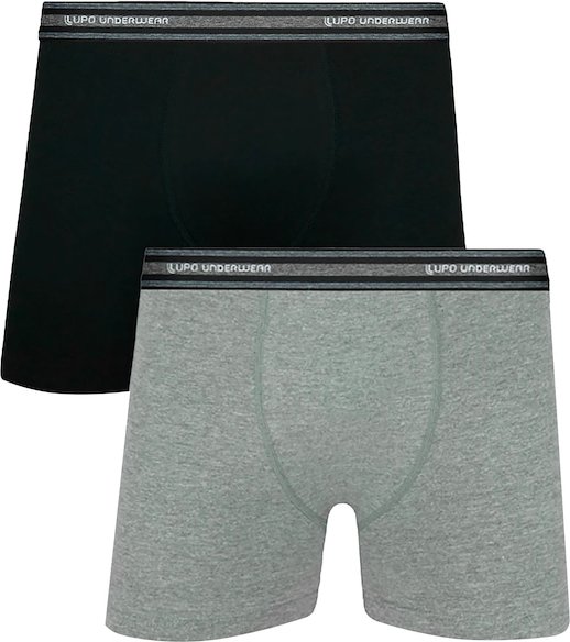 Kit de Cueca Boxer Lupo 2 Unidades Adulto