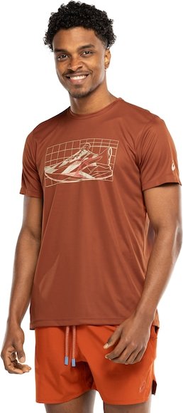 Camiseta Masculina ASICS Manga Curta Estampa Treino