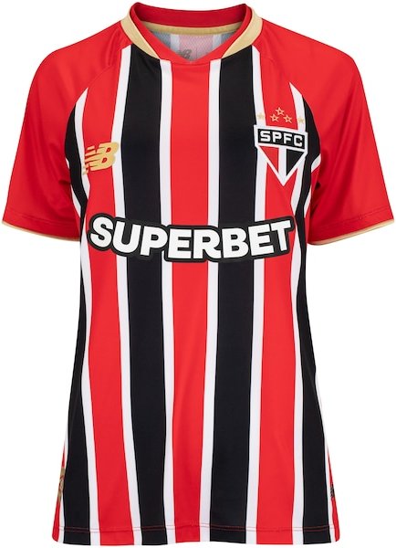 Camisa do São Paulo II 25 New Balance Feminina Torcedora