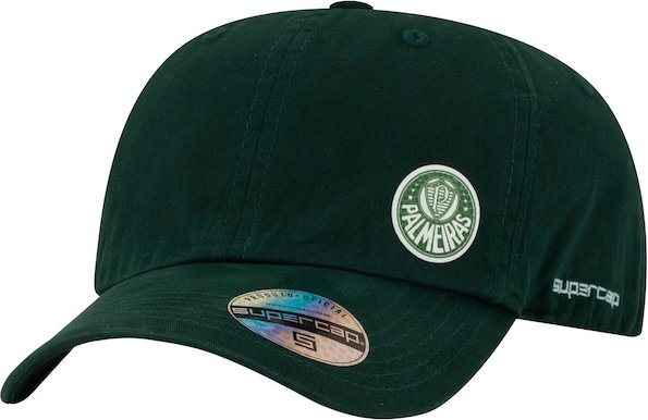 Boné Aba Curva do Palmeiras Supercap Tinturado com Aplicação Snapback Adulto