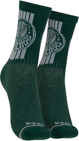 Meia Cano Alto do Palmeiras Rikam Tamanho 38-43 Adulto