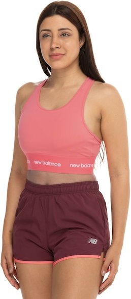 Imagem principal Top Fitness com Bojo Removível New Balance édia Sustentação Sport Essentials Active PRETO New Balance PRETO