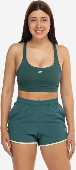 Imagem principal Top Fitness New Balance Alta Sustentação Essentials Run Adulto PRETO New Balance PRETO