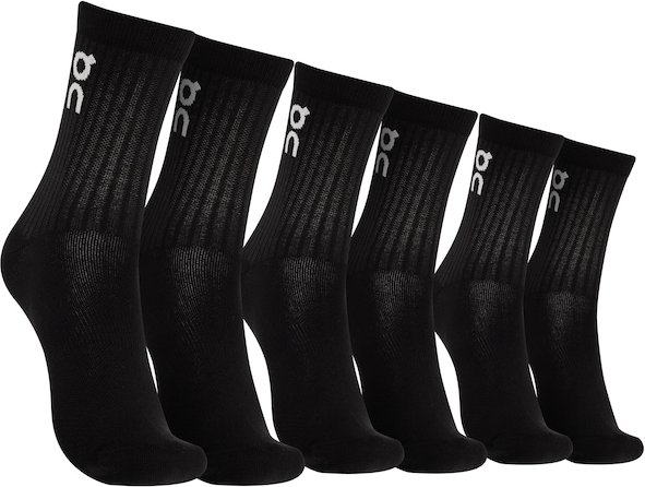 Kit de Meias Cano Longo On Running Logo Sock High 3 Pares