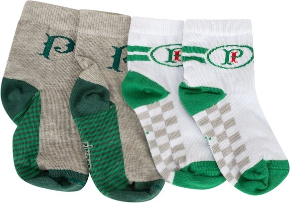 Kit de Meias do Palmeiras Rikam Soquete Tamanho 21 ao 24
