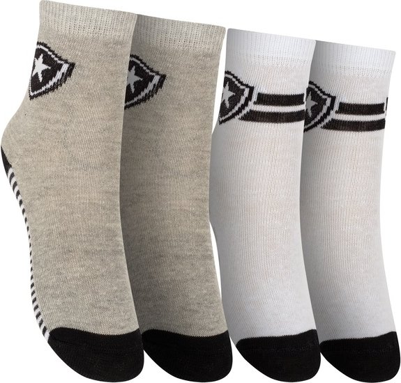 Kit de Meias do Botafogo Rikam Soquete Tamanho 25 ao 28