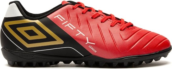 Imagem principal Chuteira Society Adulto Umbro Fifty VI League VERMELHO/PRETO Umbro VERMELHO/PRETO