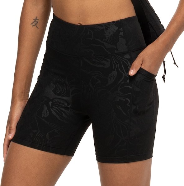 Bermuda Oxer Print Premium Média Compressão Cós Baixo Feminina