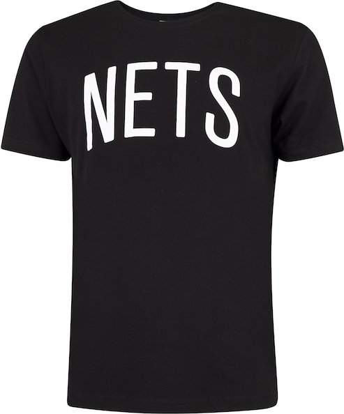 Camiseta do Brooklyn Nets NBA Masculina Manga Curta Estampada N796A