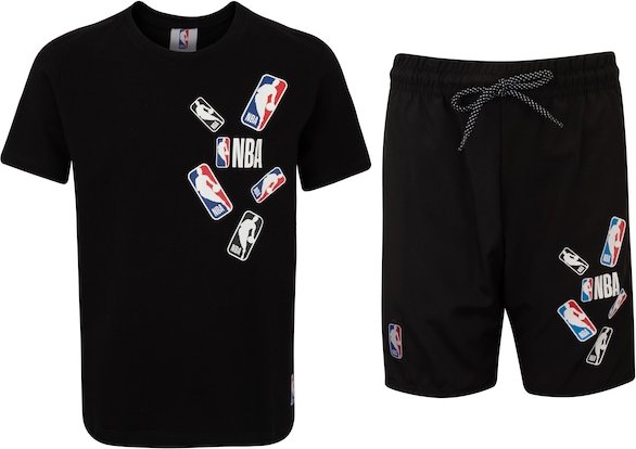 Conjunto Infantil NBA Logom Camiseta + Bermuda