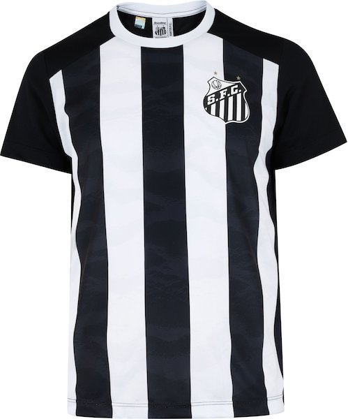 Imagem principal Camiseta do Santos Braziline Matriz Masculina PRETO/BRANCO braziline PRETO/BRANCO
