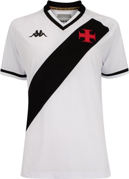 Camisa do Vasco da Gama II 25 Torcedor Kappa Feminina.