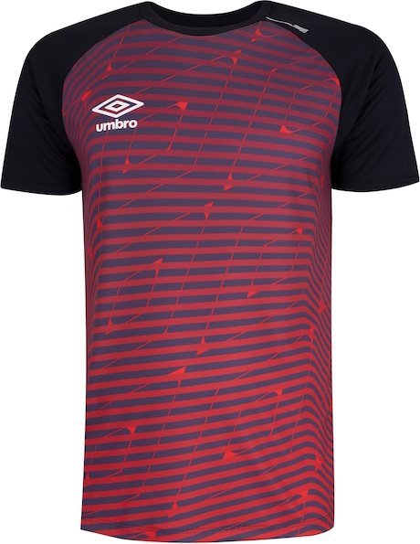 Imagem principal Camiseta Umbro Pro5 Unissex PRETO/VERMELHO Umbro PRETO/VERMELHO