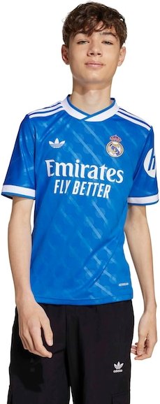 Imagem principal Camisa do Real Madrid III 25/26 Torcedor adidas Originals Juvenil AZUL Adidas AZUL