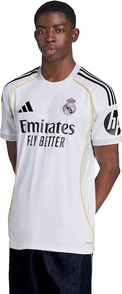 Imagem principal Camisa do Real Madrid I 25/26 Torcedor adidas Masculina BRANCO Adidas BRANCO