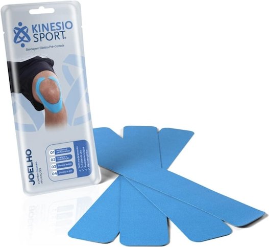 BANDAGEM KINESIO PRE CORTADA JOELHO