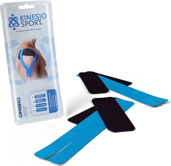 Bandagem Elástica Adesiva KinesioSport Pré-Cortada Ombro