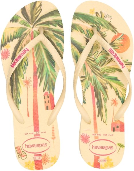 Imagem principal Chinelo Havaianas Adulto Slim Summer Bliss BEGE Havaianas BEGE