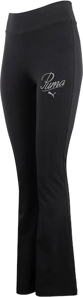 Imagem principal Calça Legging Puma Essentials Script High-Waist Flared Feminina PRETO Puma PRETO