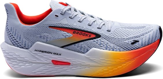 Imagem principal Tênis Feminino Brooks Hyperion Max 2 CINZA CLA/LARANJA Brooks CINZA CLA/LARANJA