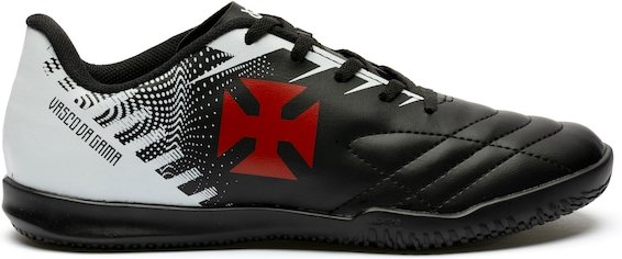 Imagem principal Chuteira Futsal Júnior OXN Avanti 2 Vasco da Gama PRETO/BRANCO OXN PRETO/BRANCO