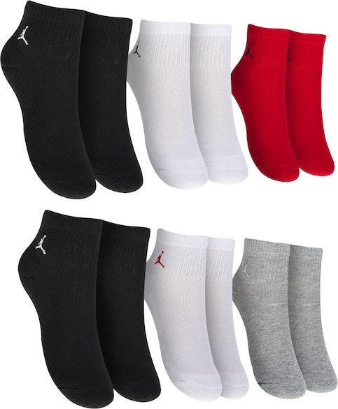 Kit Meia Infantil Nike Jordan Everyday Ankle 6 pares