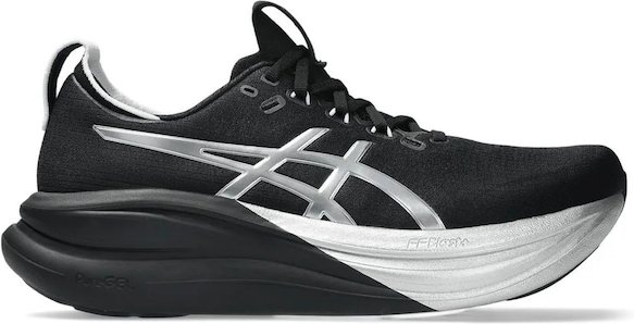 Imagem principal Tênis Masculino ASICS GEL Nimbus 28 Platinum PRATA/PRETO ASICS PRATA/PRETO