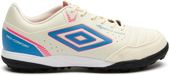 Imagem principal Chuteira Society Umbro Neocomfort - Adulto BRANCO/AZUL CLA Umbro BRANCO/AZUL CLA