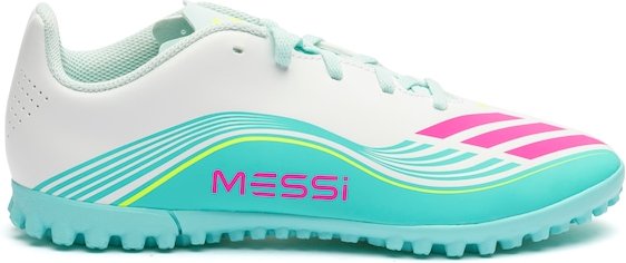 Imagem principal Chuteira Society Infantil adidas F50 Messi Club BRANCO/AZUL CLA Adidas BRANCO/AZUL CLA