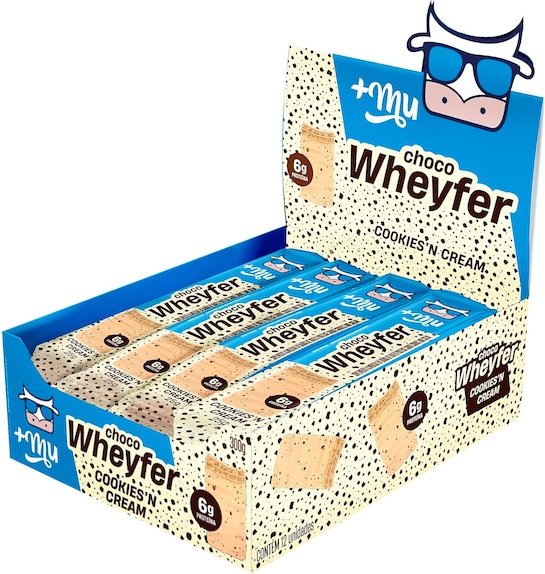 Imagem principal Caixa Barra de Proteína Crushbar +Mu - Cookies´n Cream 2.0 com 12 unidades NAO SE APLICA +Mu NAO SE APLICA