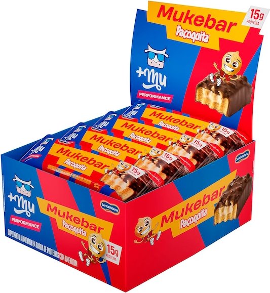 Caixa MU Mukebar Paçoquita com 12 Unidades