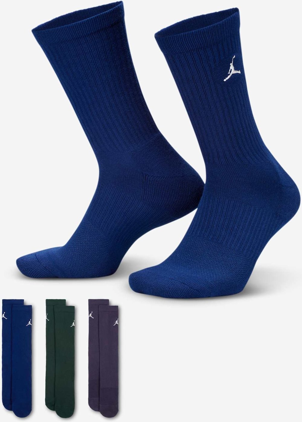 Meia Jordan Everyday Crew (3 Pares) Unissex