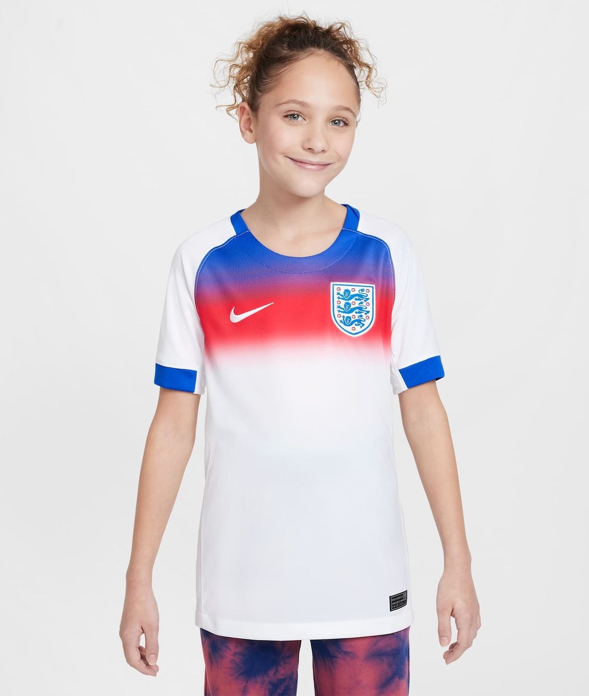 Imagem principal Camisa Nike Inglaterra I 2025/26 Torcedor Pro Infantil Azul Nike Azul
