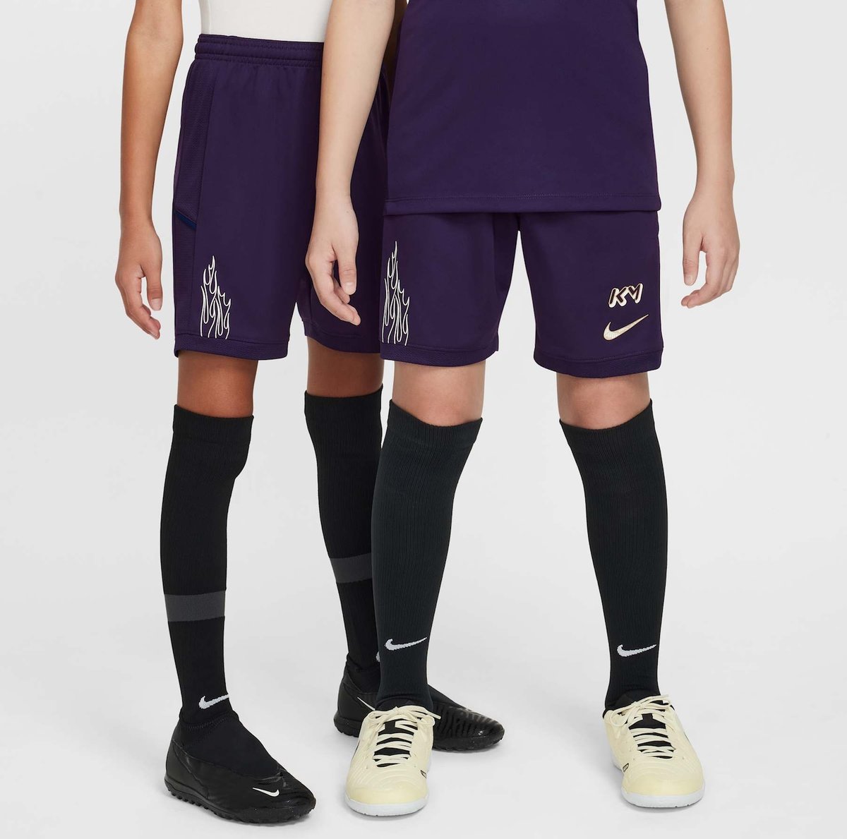 Imagem principal Shorts Nike Dri-FIT Kylian Mbappé Infantil Roxo Nike Roxo