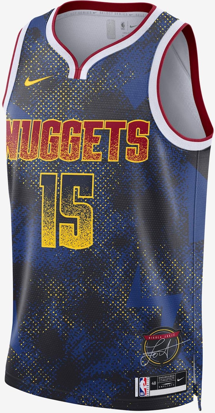 Imagem principal Regata Nike NBA Nikola Jokić Denver Nuggets 2025/26 Select Series Masculina Azul Nike Azul