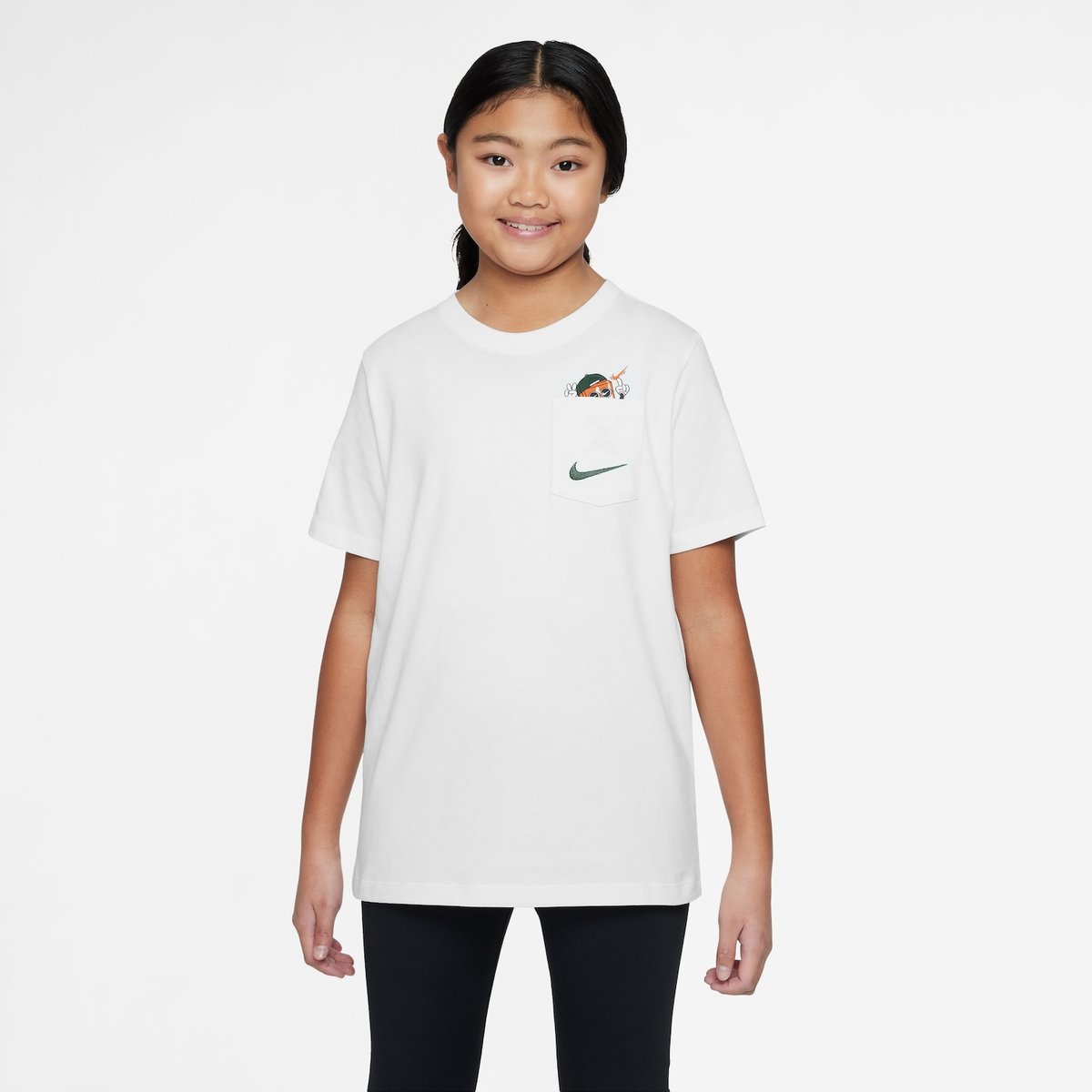 Imagem principal Camiseta Nike Sportswear Boxy Infantil Branco Nike Sportswear Branco