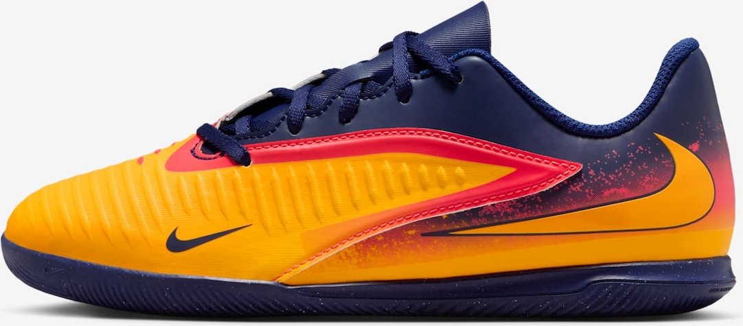 Imagem principal Chuteira Futsal Erling Haaland Nike Phantom 6 Club Infantil Laranja Nike Laranja